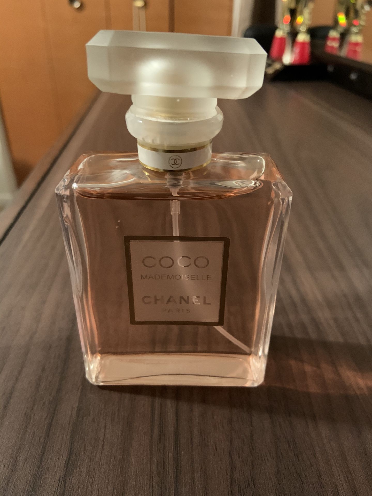 Open bottle Coco Chanel 3.4 oz bottle