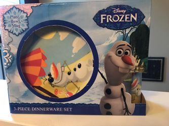 Frozen 3 piece dinnerware set for kids - $5
