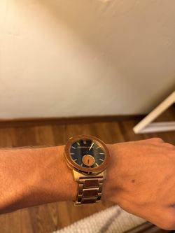 Gold Wood Watch By Original Grain - BRAND NEW