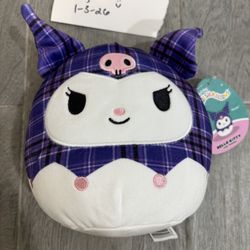 Sanrio Kuromi Plaid Squishmallow