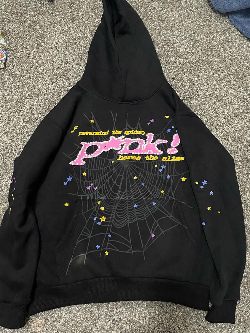 Black sp5der hoodie