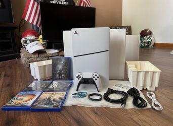 Sony PlayStation 5 PS5 Slim 1TB Console Blu-Ray Disc Edition With Controller