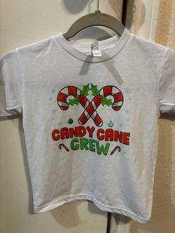 Candy Cane Crew Kids Christmas T-Shirt