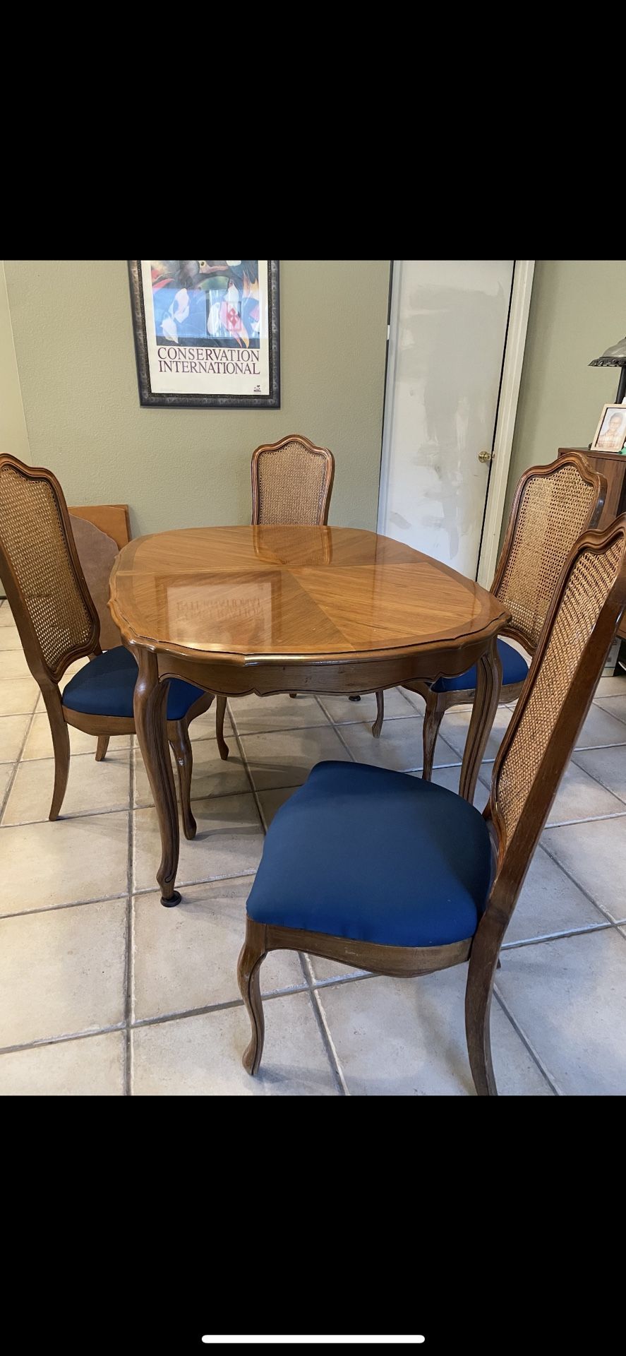 Antique Cherry Formal Dining Table