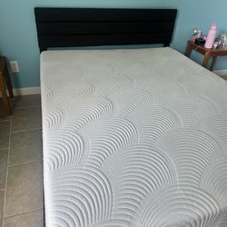 Queen Bed Frame and Mattress