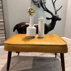 Awesome Mid Century Modern Retro 1960’s Small Ottoman Foot Stool 