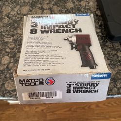 Brand New MATCO 3/8 Stubby Impact 