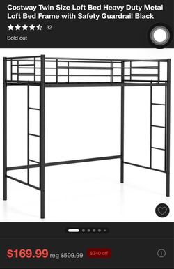 Metal Loft Bed
