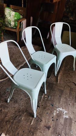 Three industrial chairs new condition