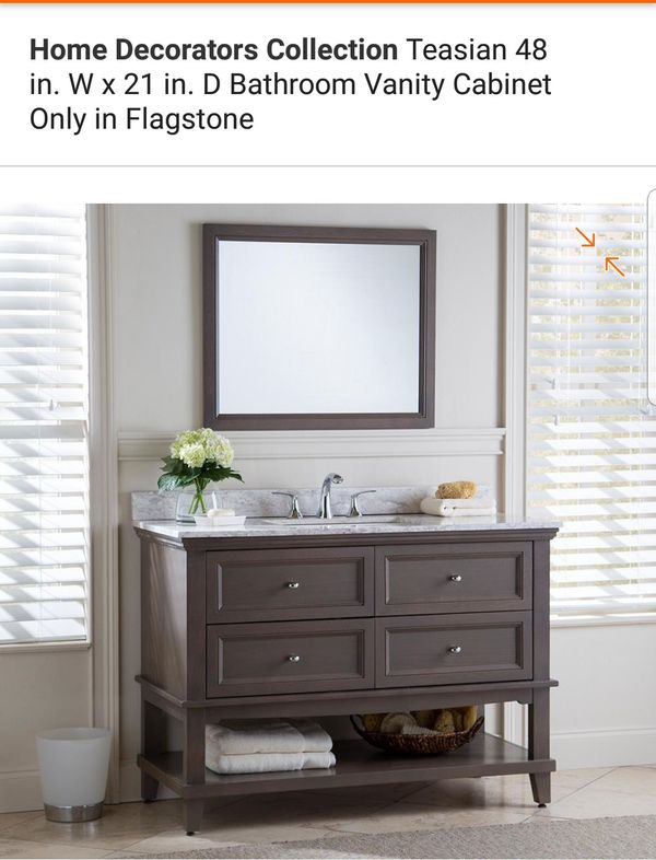 Home Decorators Collection Teasian 48 In W X 21 D Bathroom Home Decorators Collection Teasian 48 In W X 21 D Bathroom Vanity Cabinet Only Flagstone For Norcross Ga Offerup