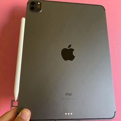  128GB Apple IPad Pro 11” 3rd Generation (2021 model / M1 chip ) WiFi + Cellular (5G / Unlocked) with pen, keyboard & Accessories 