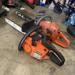 2 Used  Chain Saw 