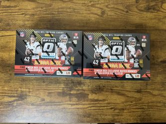 2024 Panini Donruss Optic Football MEGA BOX - (42 Cards Per NFL Mega Box) LOT OF 2