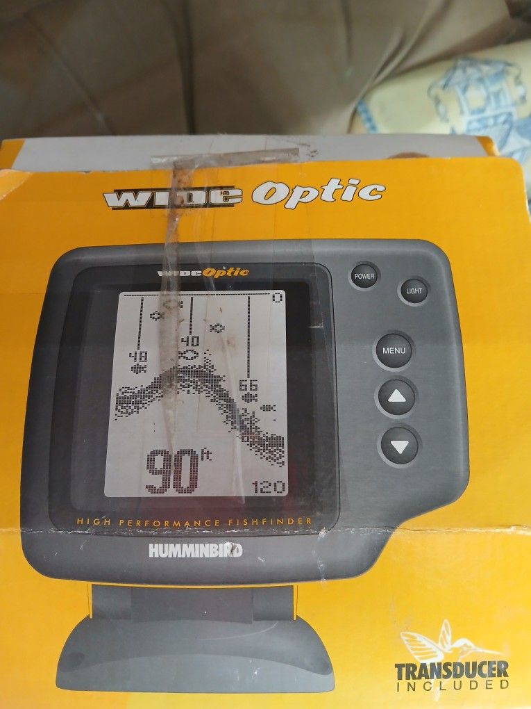 Hummingbird Wide Optic Fish Finder And Depth Finder Brand New Still In Box