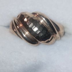 10 Karat Gold Dome Ring