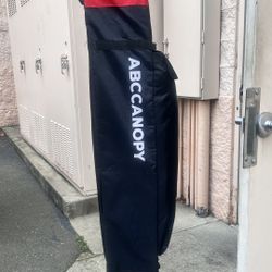 ABC Canopy S2 Premium Heavy-Duty Pop-Up Canopy – Burgundy (Excellent Condition)