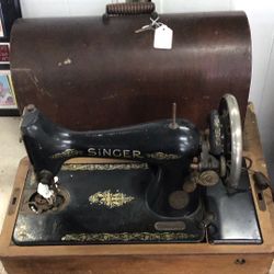 Antique Singer Motorized Electric Sewing Machine Vintage w/ Case 💵  CASH ONLY 💵