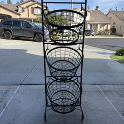 Wire Stacked Baskets 
