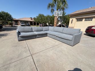 Gray Sectional Cloud Couch - Free Delivery