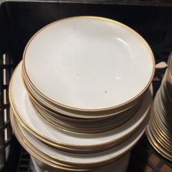 Plates With Gold Rim