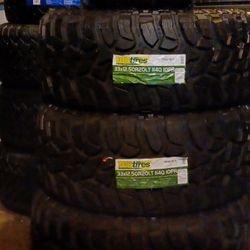 $850 Tbb 33x12.50R20 Cash No Taxes Out The Door Already Install And Balanced BF Goodrich 37x12.50 R17 $1300