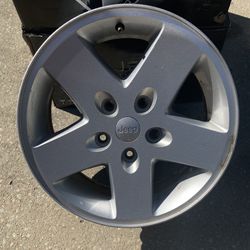  17” Stock Wheels For Jeep Wrangler JK (5 Total)