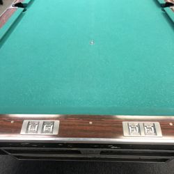 A Brunswick Gold Crown 4.5x9ft Pool Table