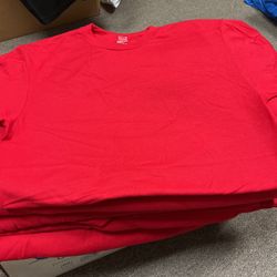 Hanes nano Deep Red Shirts 1s,4m,24L,5xxL, Everything For