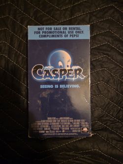 Limited Edition Promotional Casper VHS Distributed By Pepsi