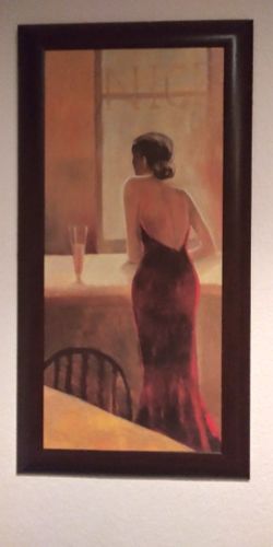 Framed Unique Lady Picture