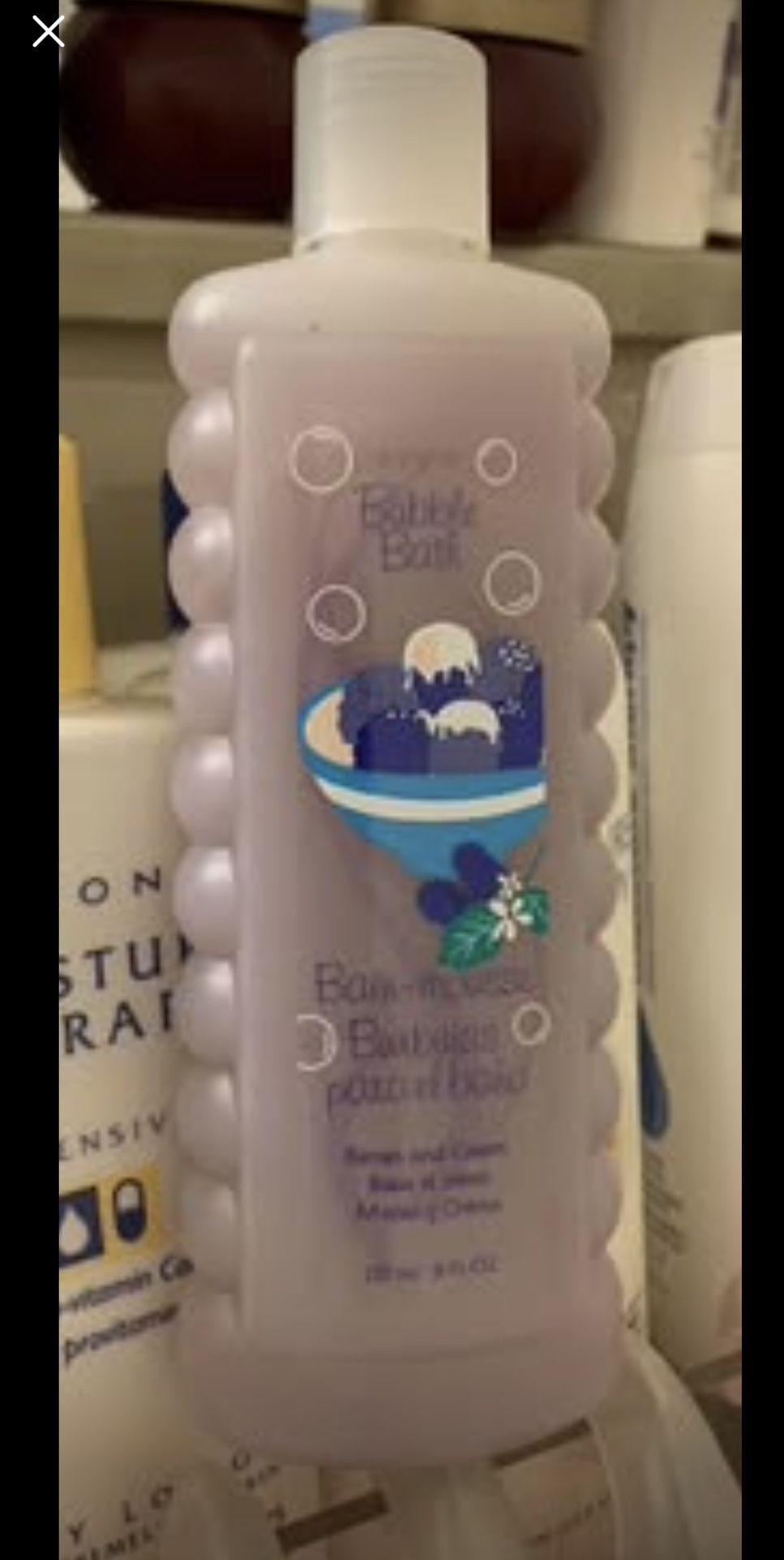 Avon Berries N Cream Bubble Bath