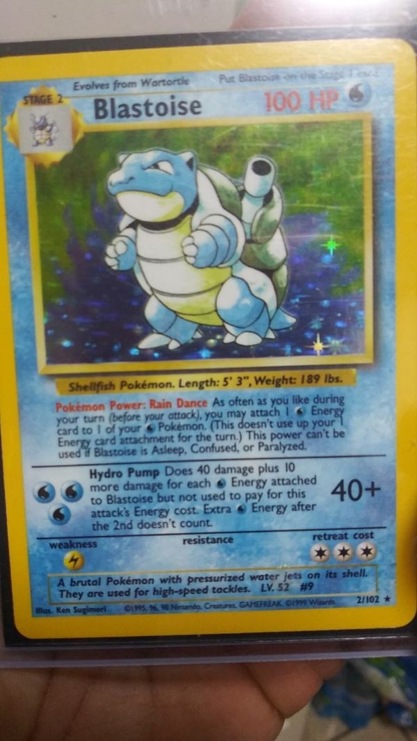 Vintage pokemon cards with holographic team rocket