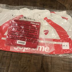Supreme SS 24 Week 16 Ducati Collab Tee And Jacket 