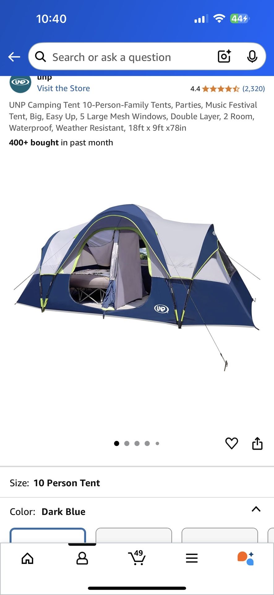 10 Person Tent