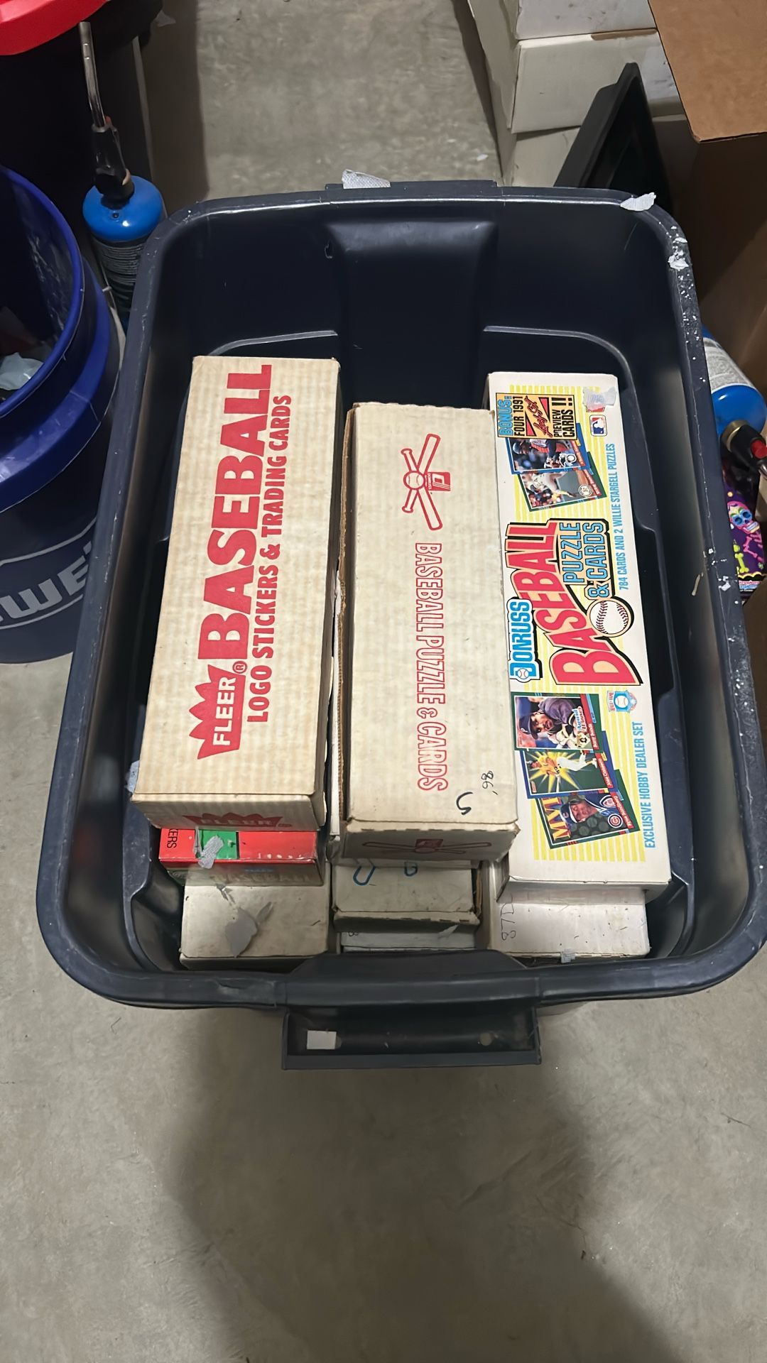 Entire Tub Of Cards 30 Bucks