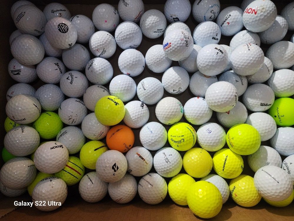 100 Used Golf balls