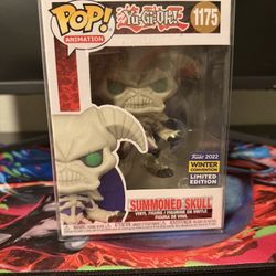 Funko Pop Yu-gi-oh! 1175 Summoned Skull 2022 Winter Con Limited Edition