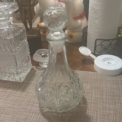 Whiskey Glass Decanter  $35 Each 