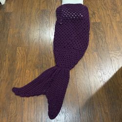 Crochet Mermaid Tail Blanket