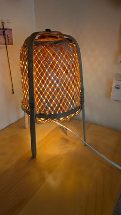 IKEA lamp bamboo