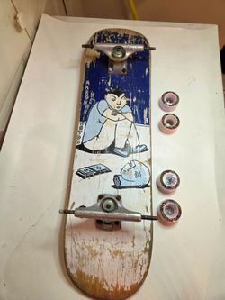 Polar skate Aaron Herrington deck skateboard independent trucks kryptonics wheels no bearings