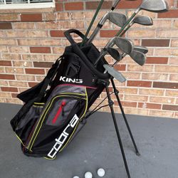 Golf Clubs With Cobra bag