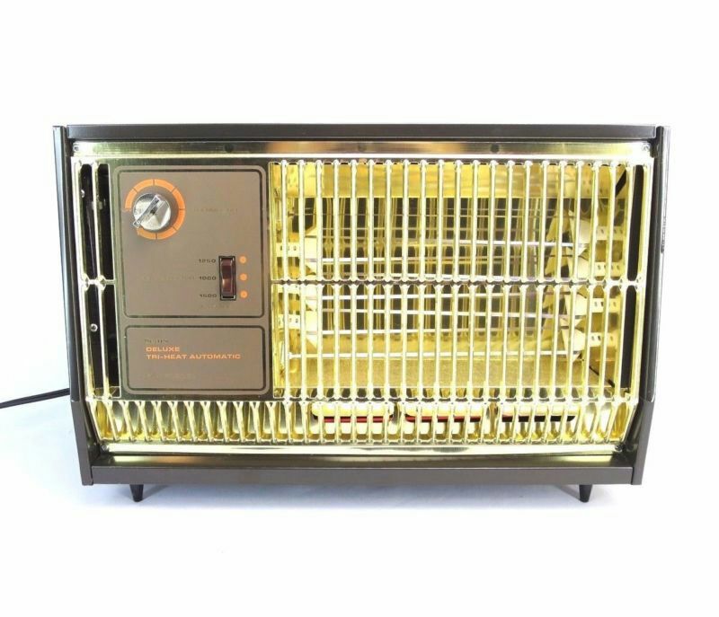 Vintage Sears Tri Heat Automatic Radiant Fan Forced Electric Heater