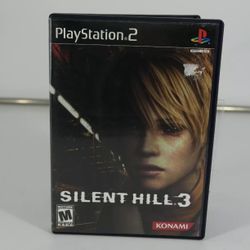 SILENT HILL 3 (Sony PlayStation 2, 2003) Rare PS2 Game CIB with Soundtrack Clean