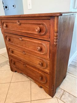 Antique wood for drawer dresser