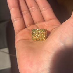 Gold Nugget Ring