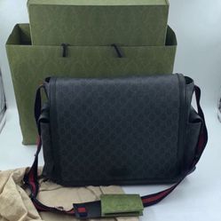 Gucci GG Supreme Diaper Bag New With Box, Dustbag, Gift bag & Receipt