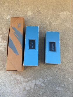 Vintage Nambe Studio Flare Candlestick Set Of 3 Karim Rashid w Boxes