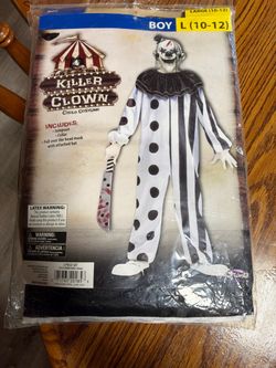 Killer Clown Child Halloween Costume