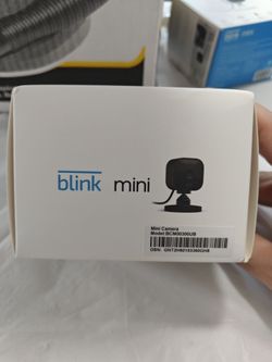 Blink Mini Indoor Security Camera black NIB
